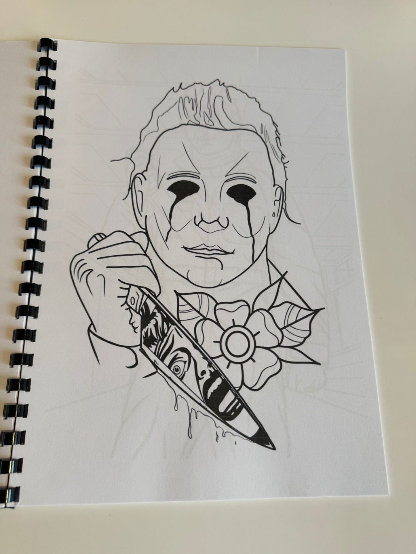 Serial Killer Colouring Book