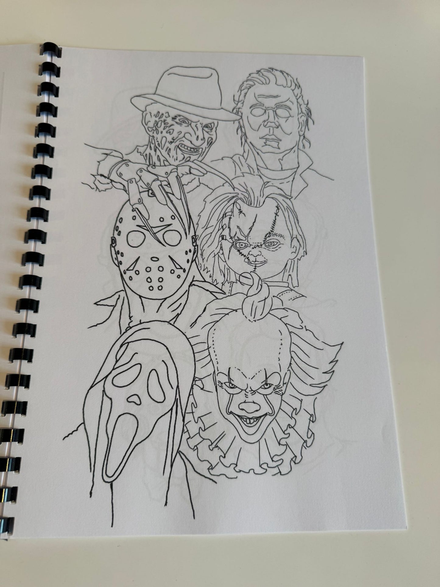 Serial Killer Colouring Book