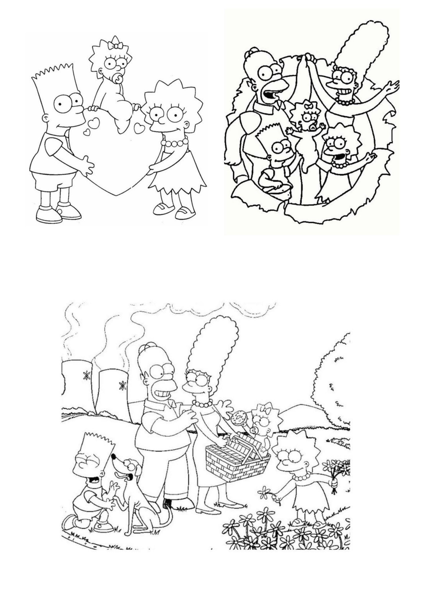 Simpsons Colouring Book