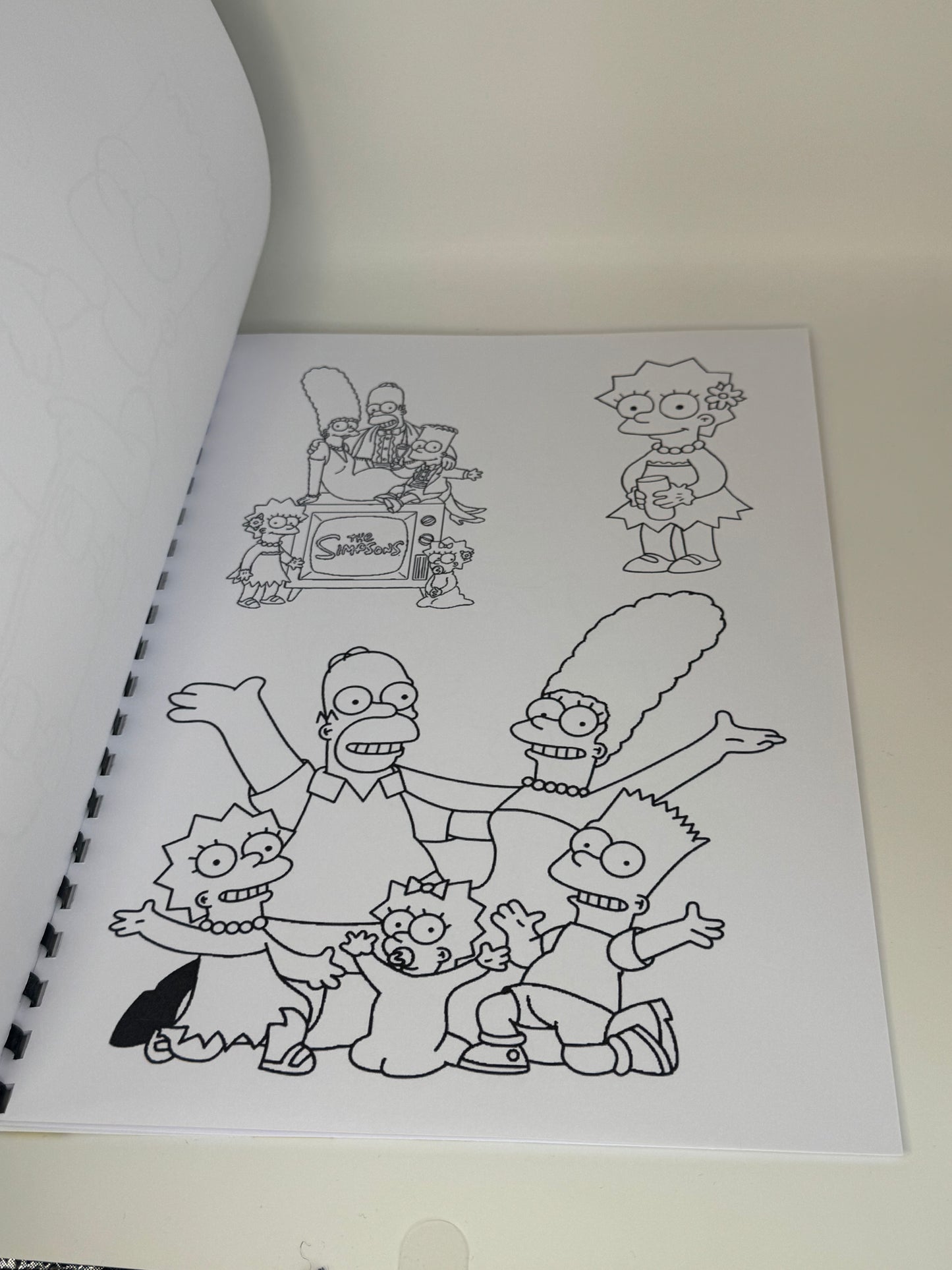 Simpsons Colouring Book