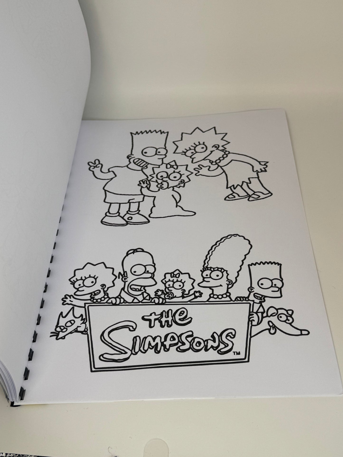 Simpsons Colouring Book