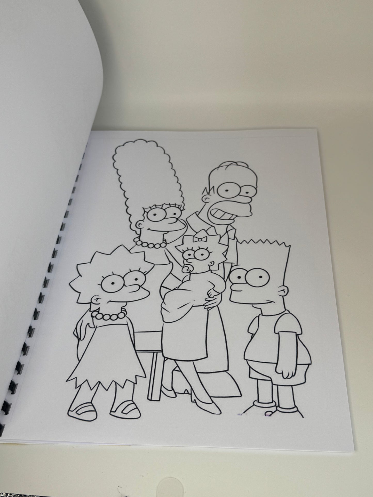 Simpsons Colouring Book