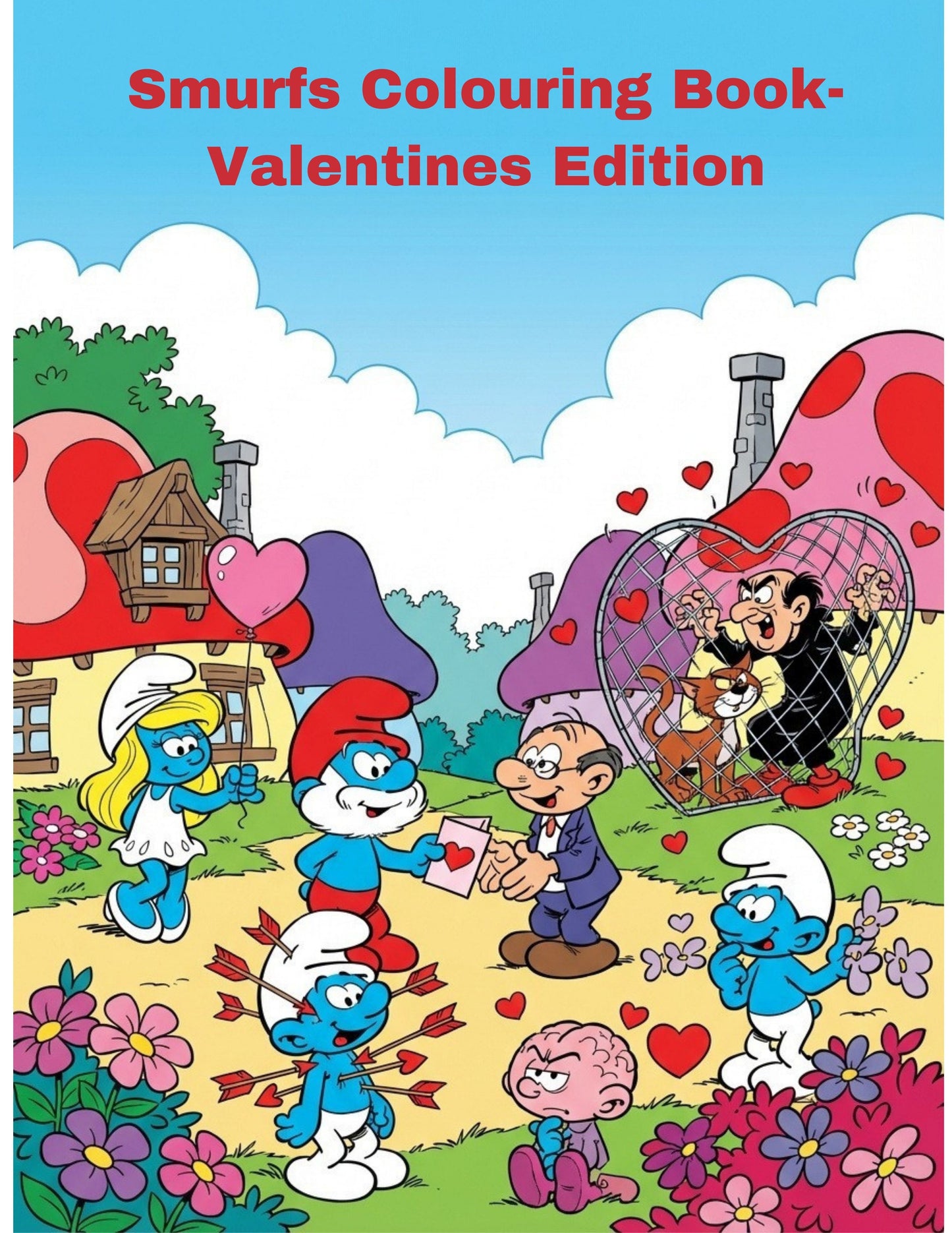 Smurf Love Colouring Book