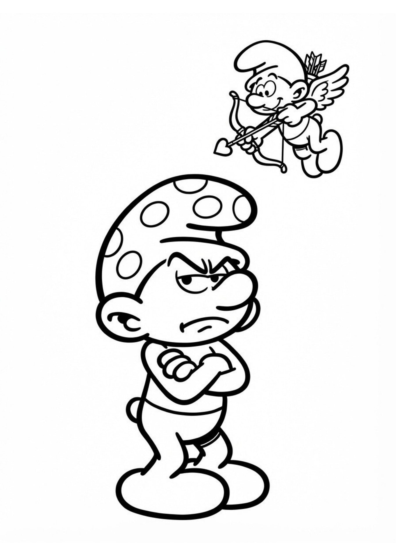 Smurf Love Colouring Book