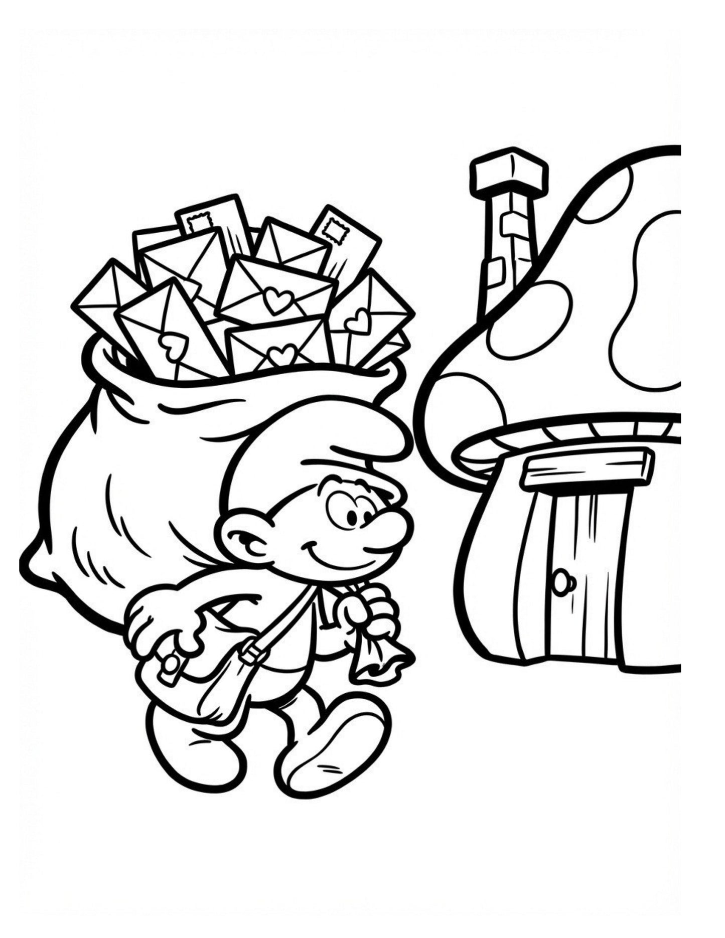 Smurf Love Colouring Book