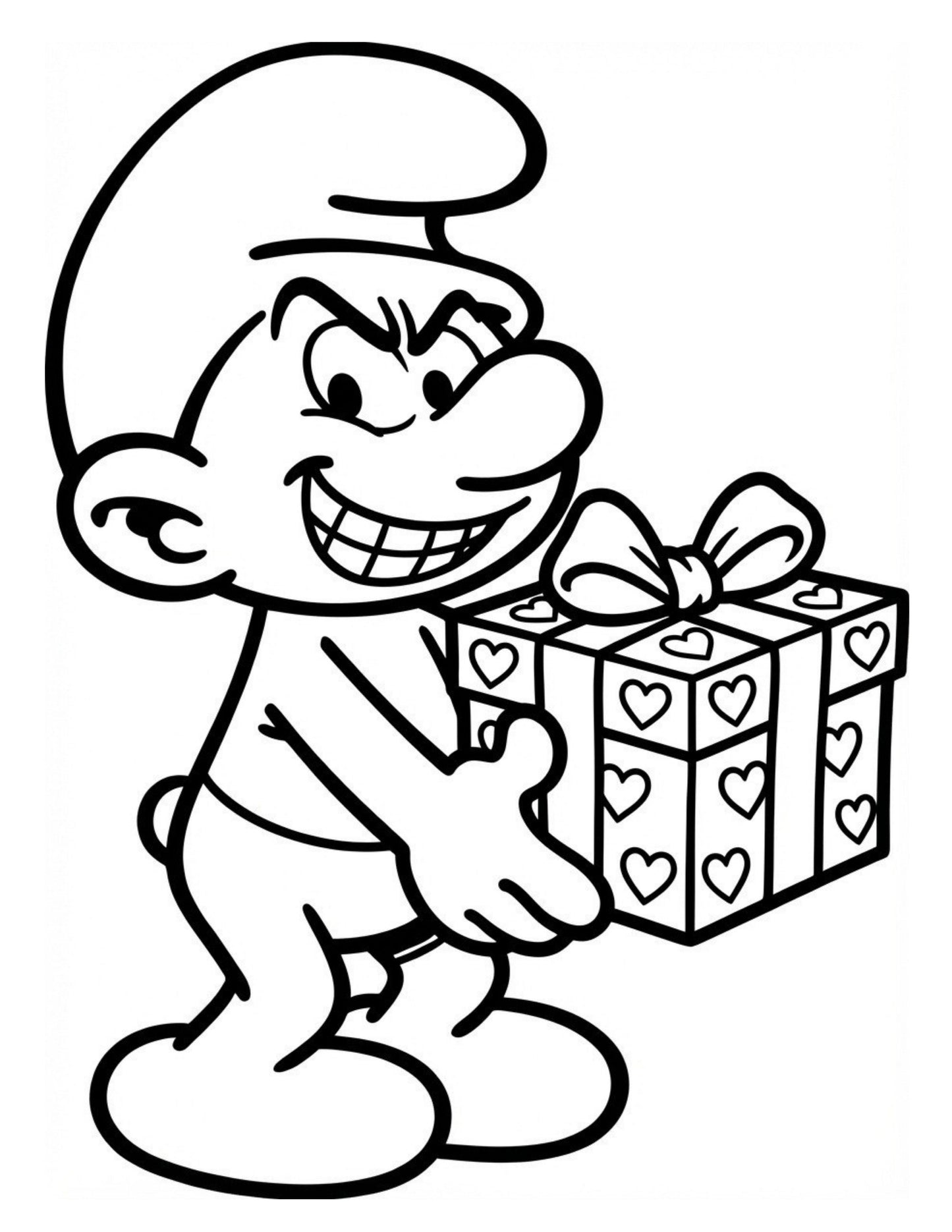 Smurf Love Colouring Book