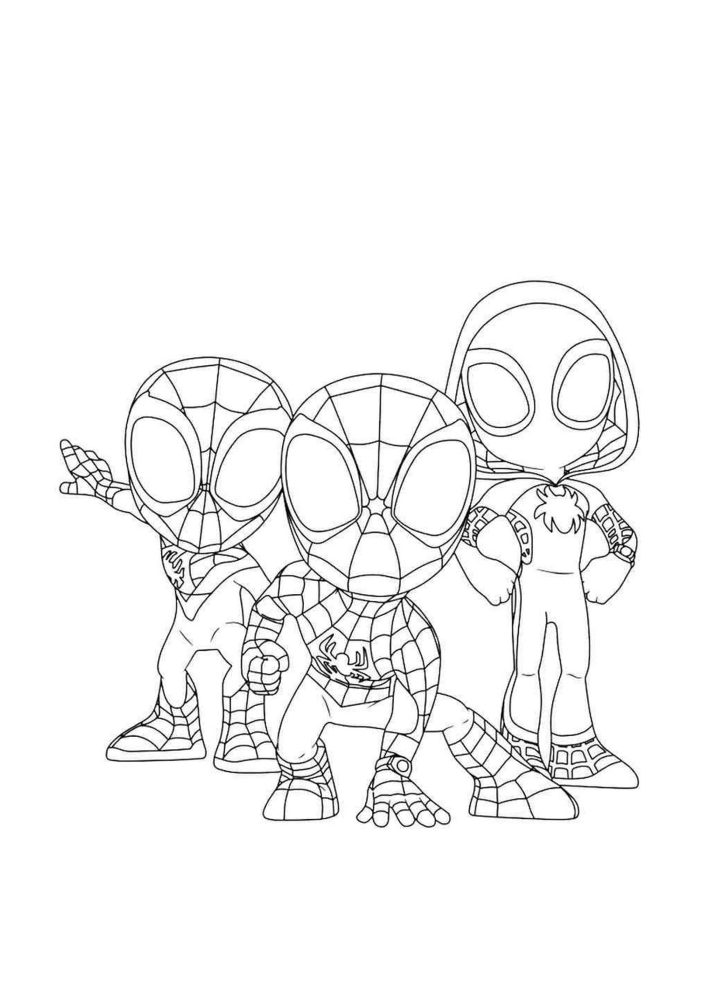Spidey and Friends Colouring Book