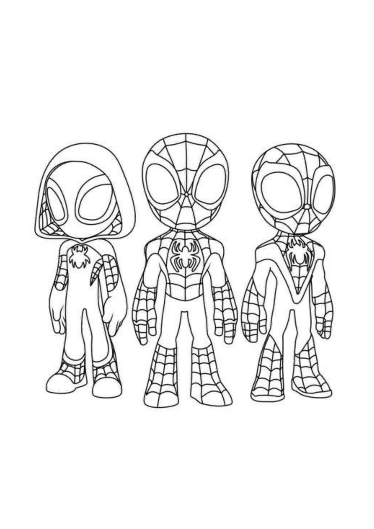 Spidey and Friends Colouring Book