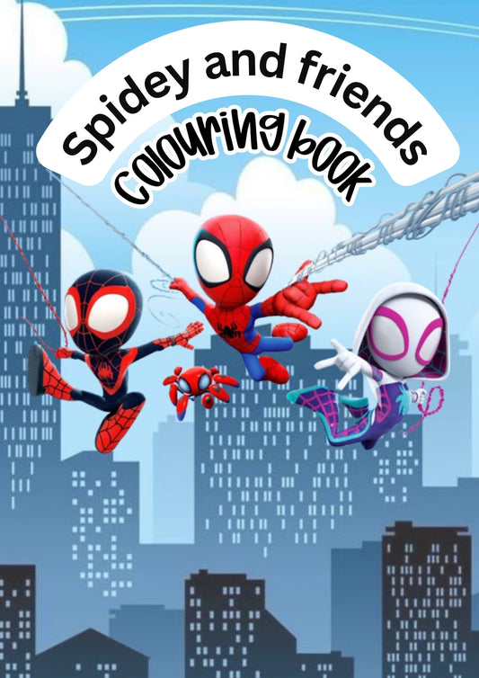 Spidey and Friends Colouring Book
