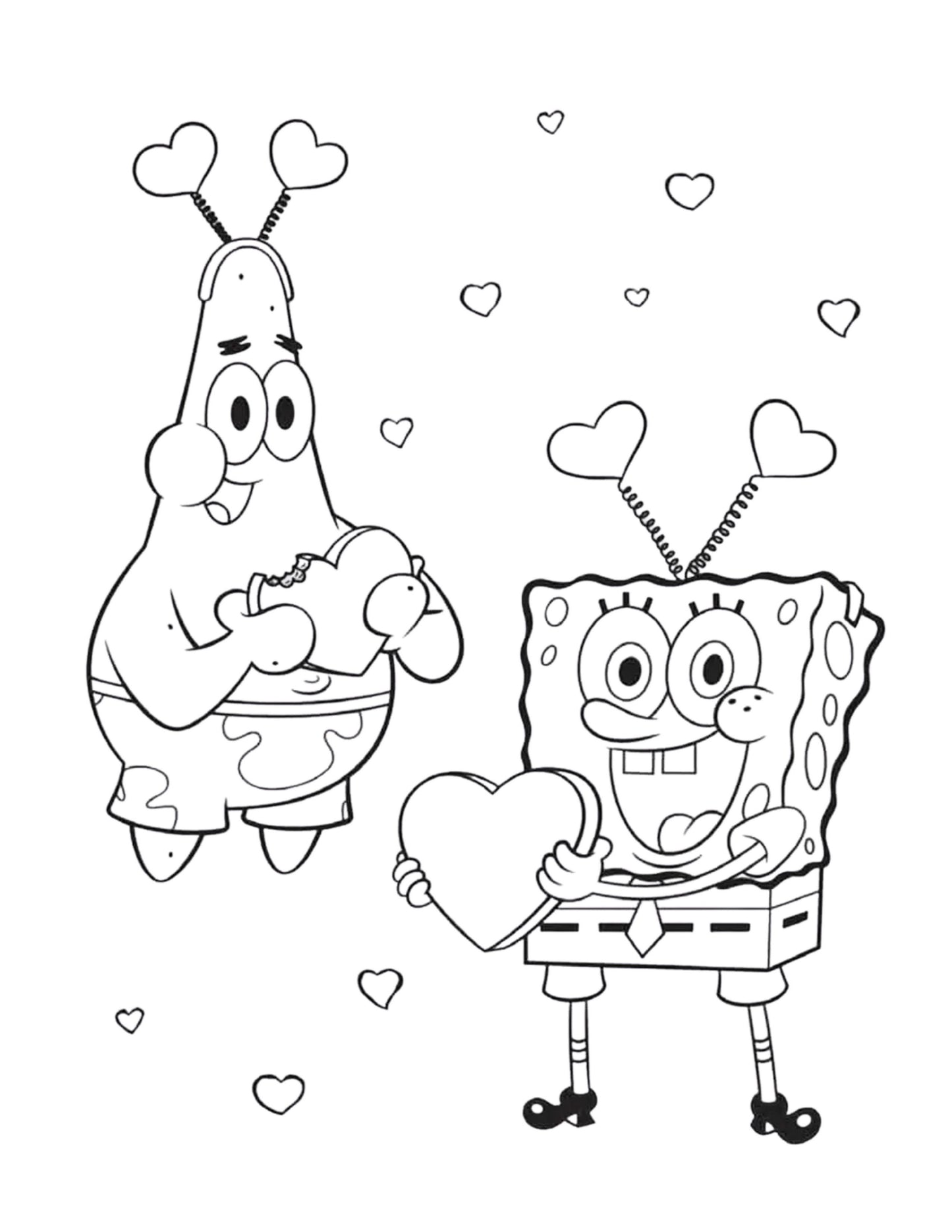 Sponge Bob Love Colouring Book