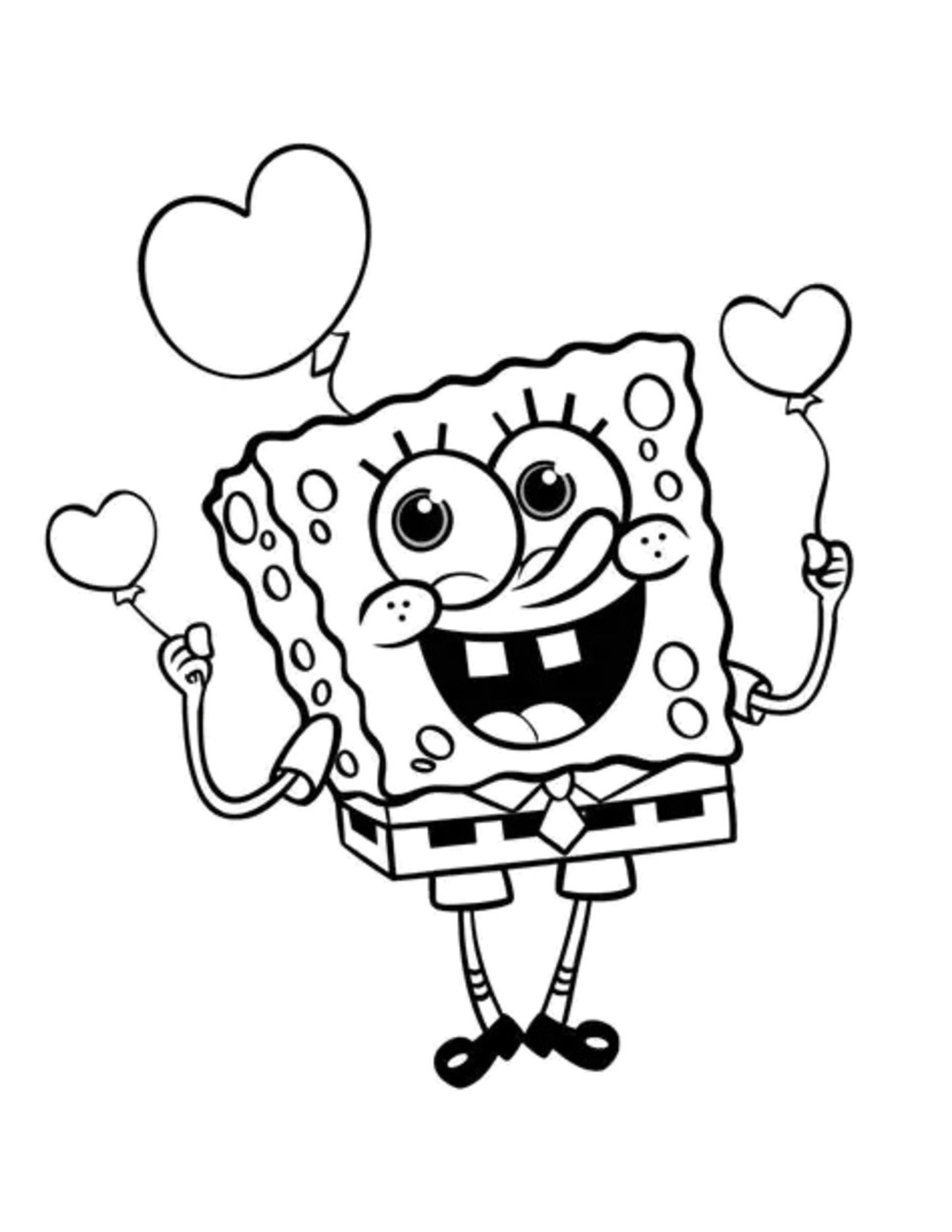 Sponge Bob Love Colouring Book