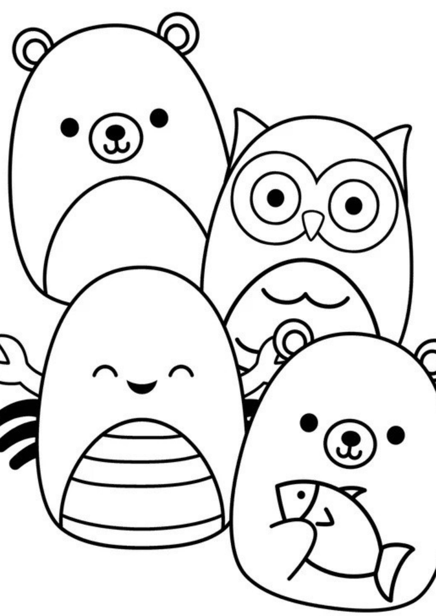 Squish Mallows Colouring Book