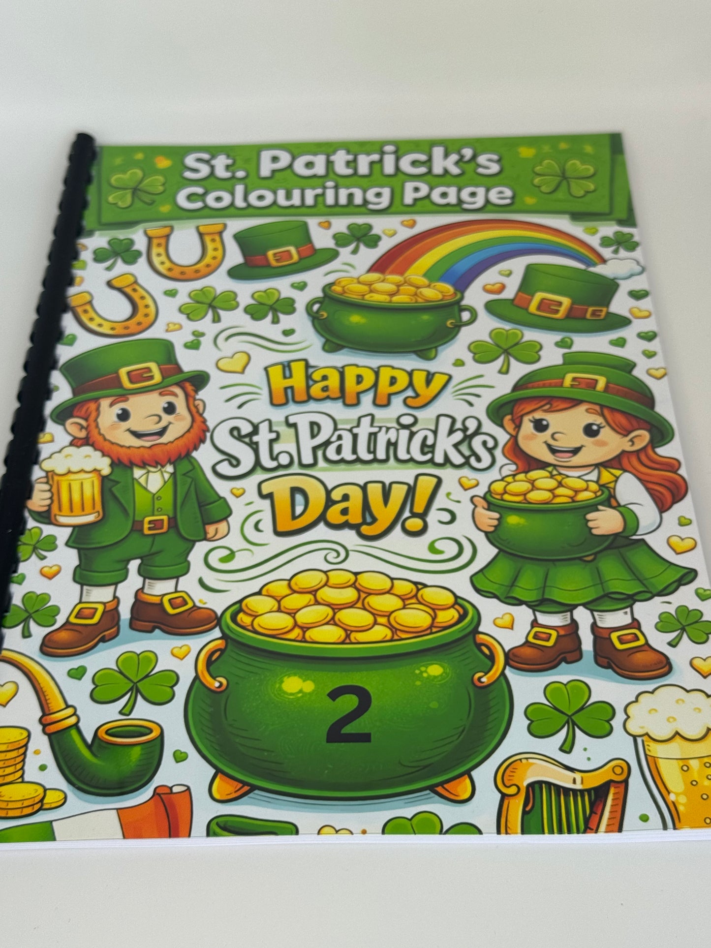 St Patrick's Day (2) Colouring Book