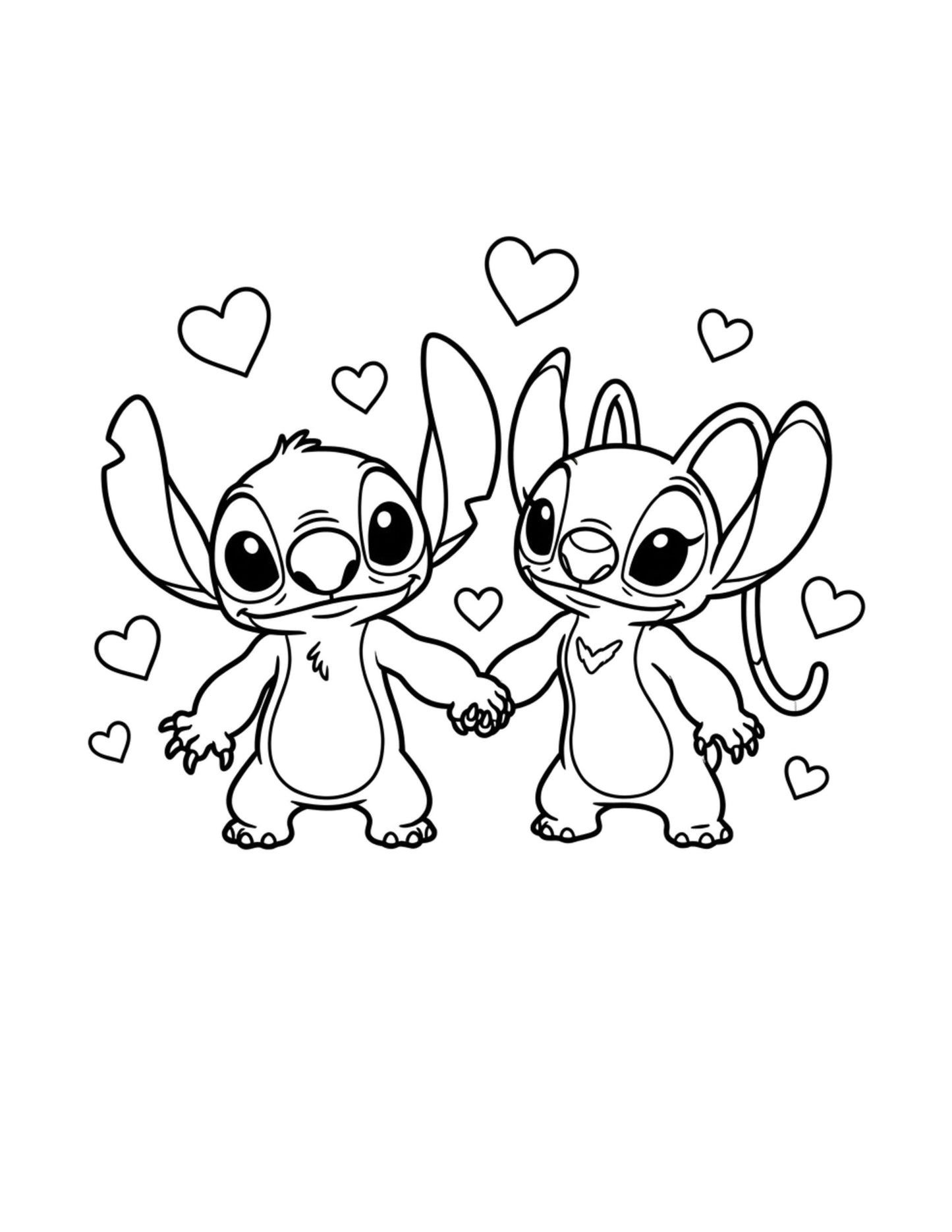 Stitch Love Colouring Book