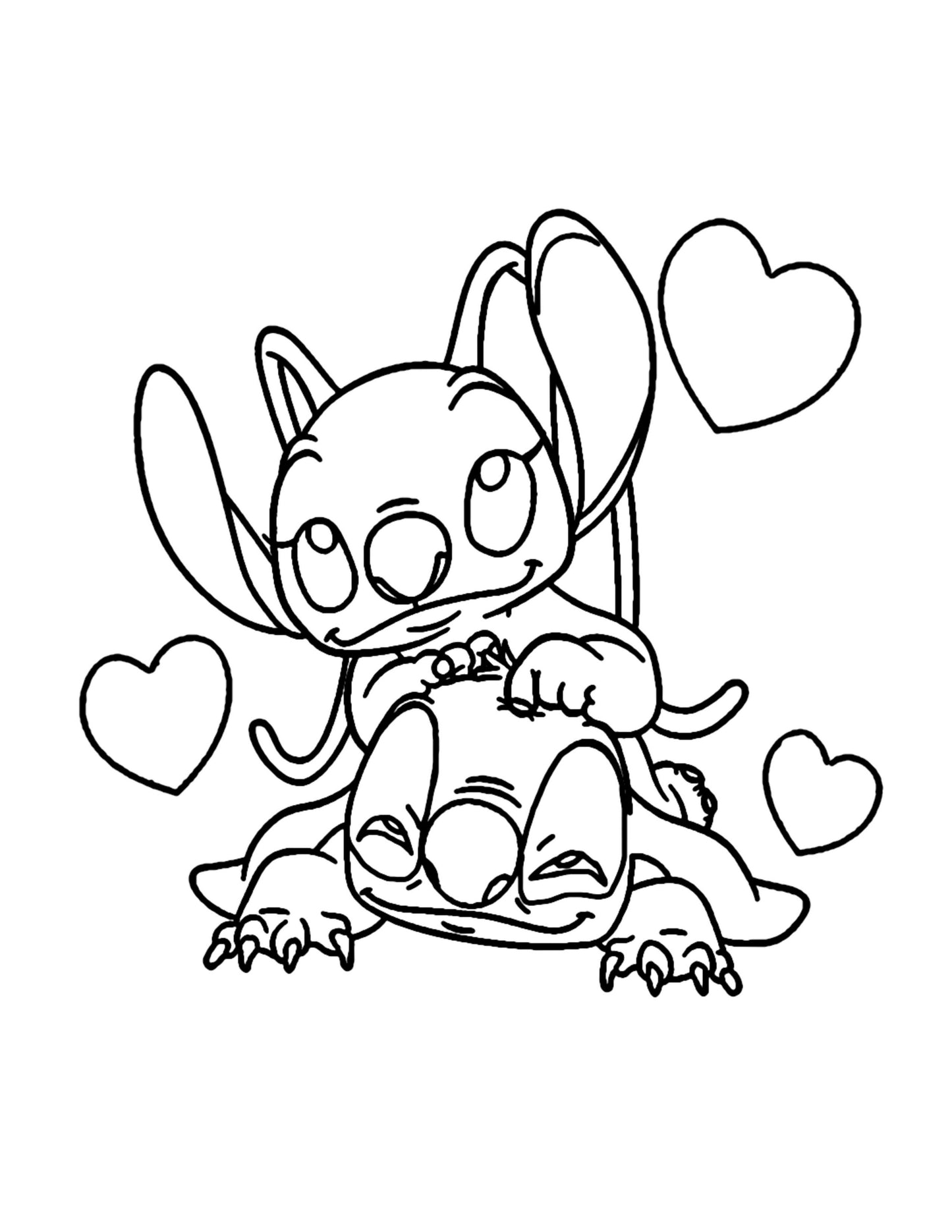 Stitch Love Colouring Book