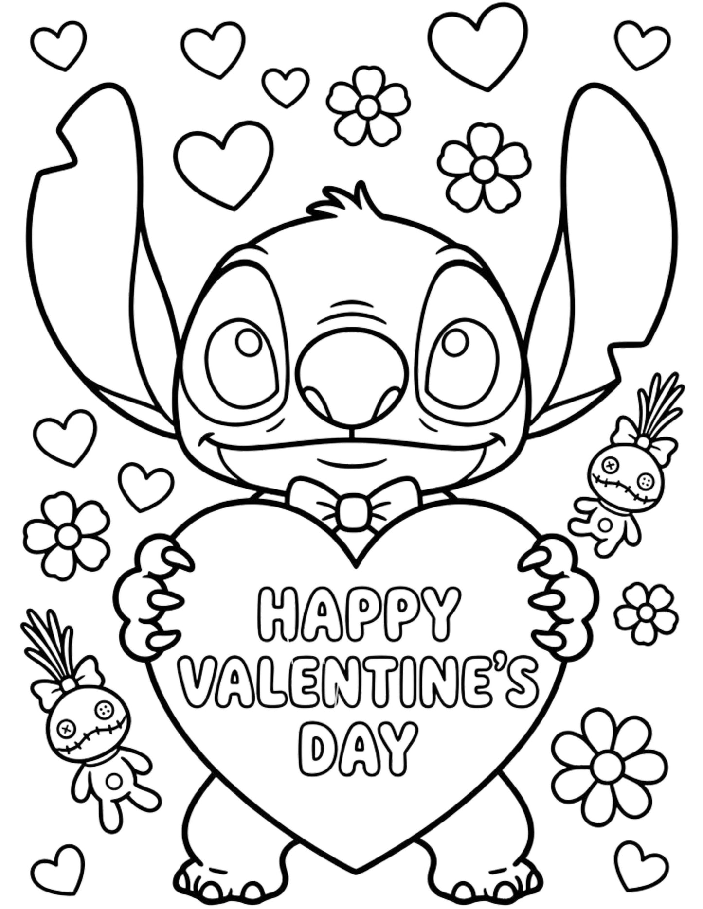 Stitch Love Colouring Book