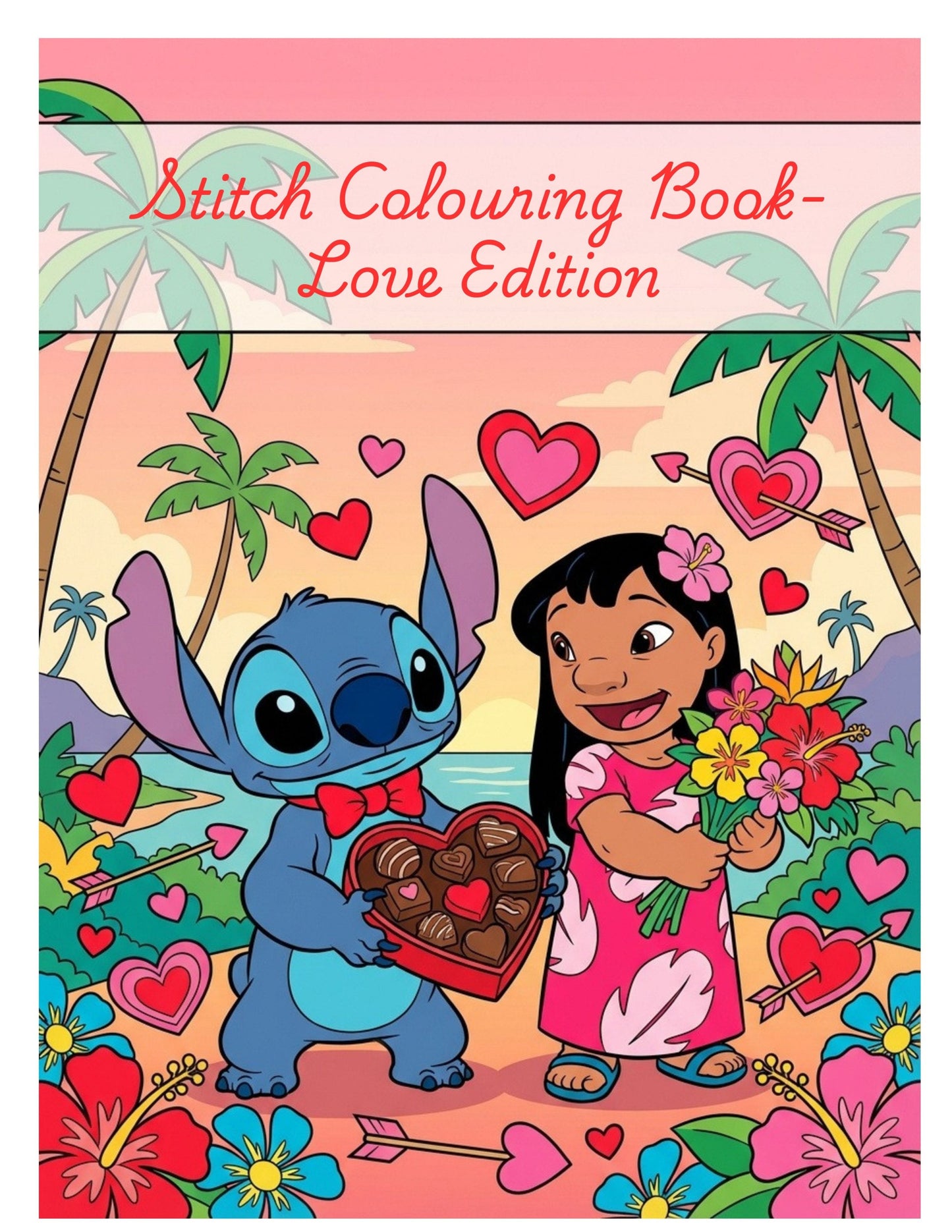 Stitch Love Colouring Book