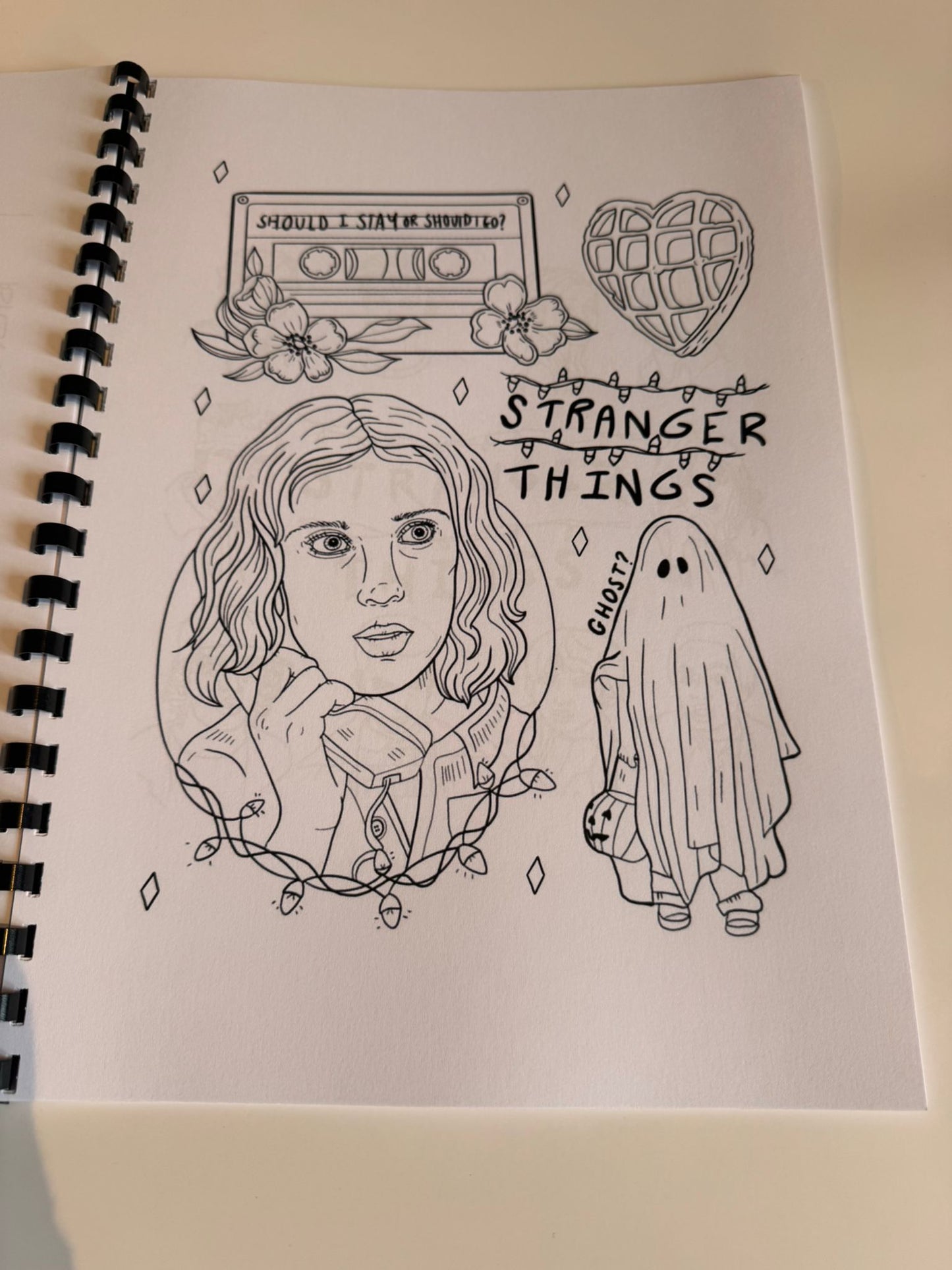 Stranger Things Colouring Book
