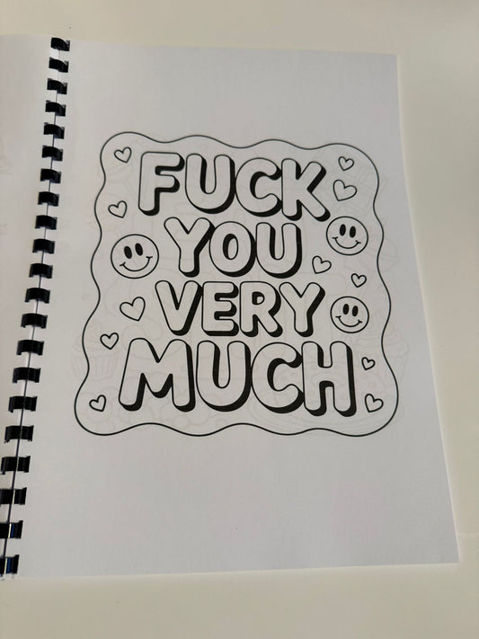 Adult Swearing Colouring Book (3)