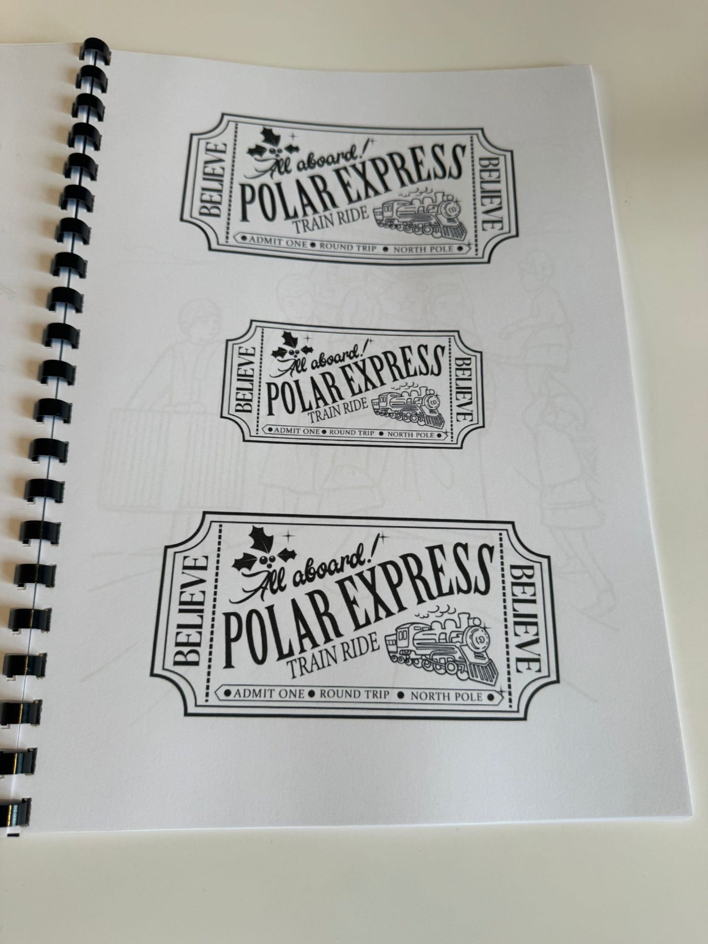 The Polar Express Colouring Book