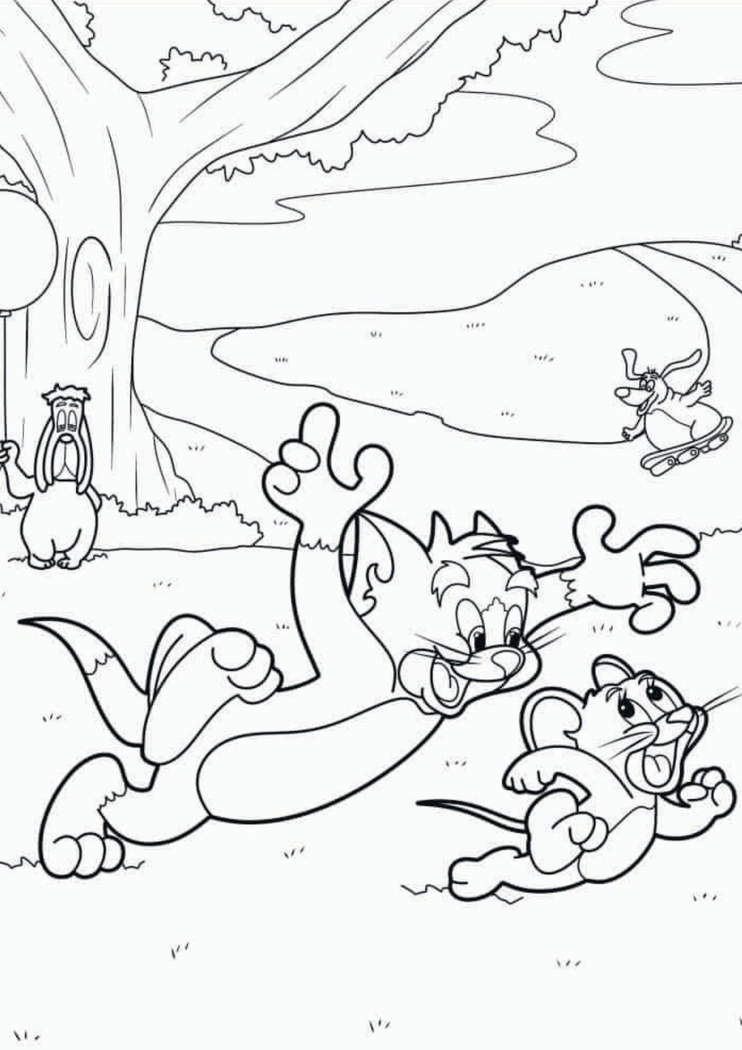 Tom and Jerry Colouring Book