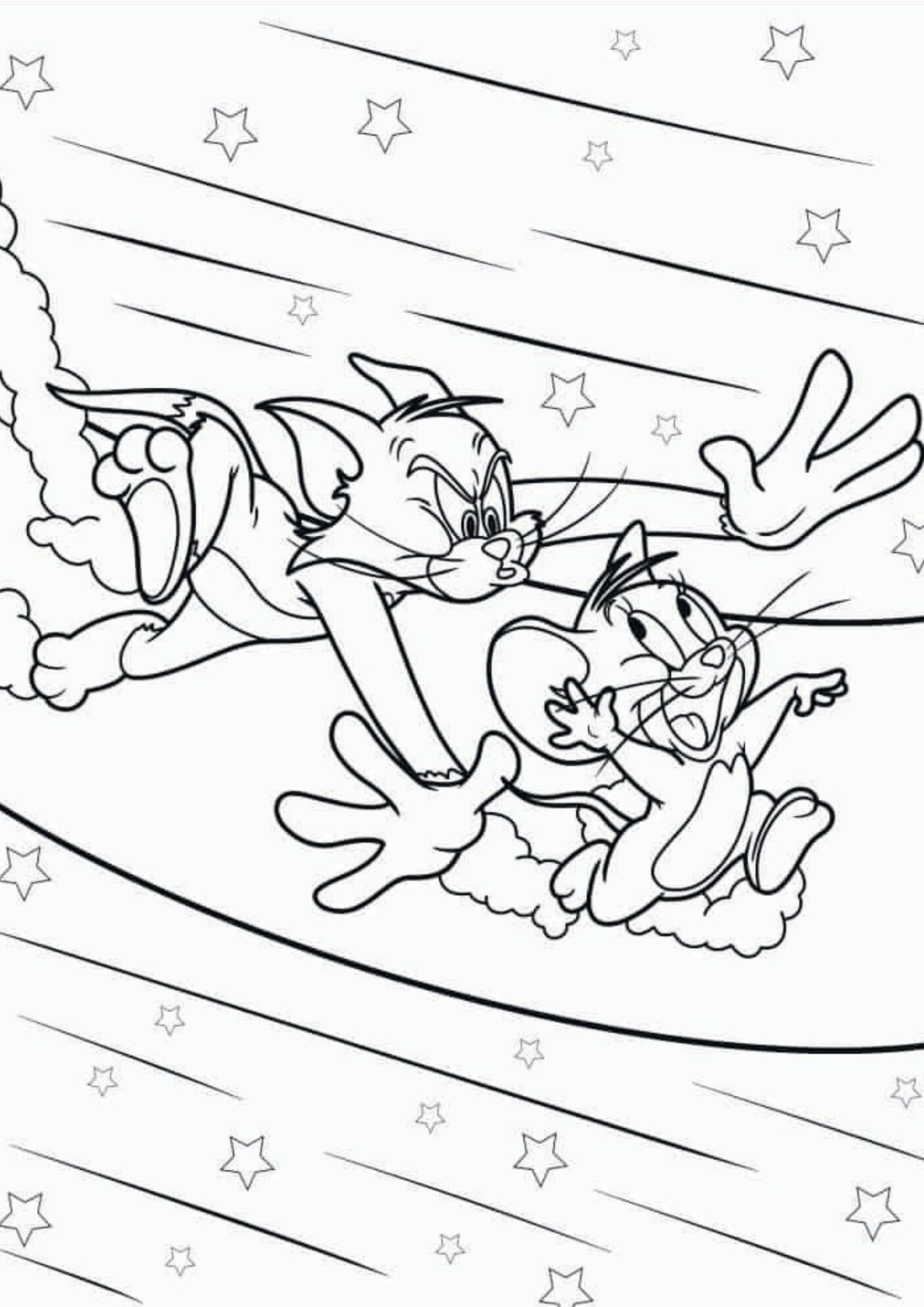 Tom and Jerry Colouring Book