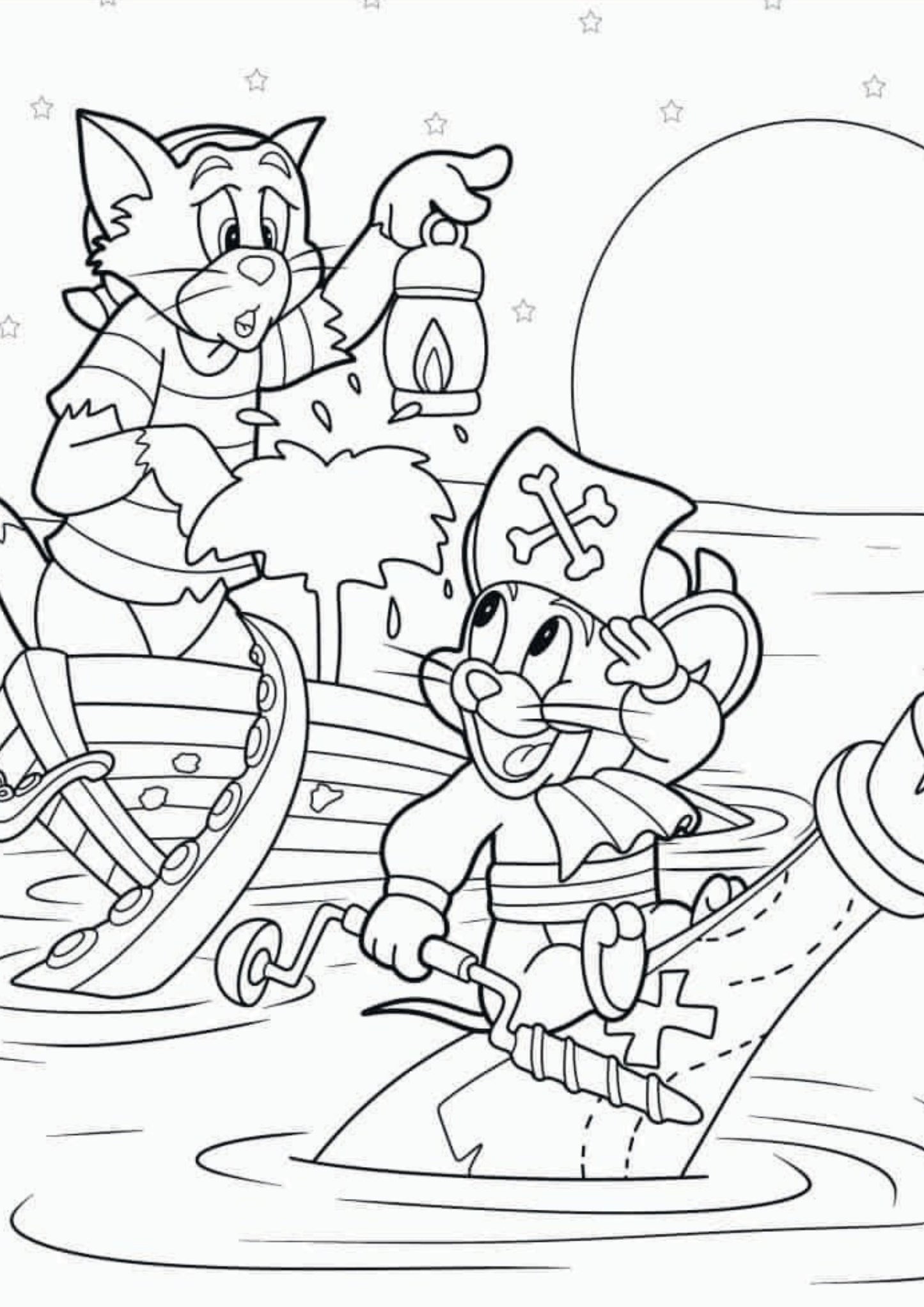 Tom and Jerry Colouring Book