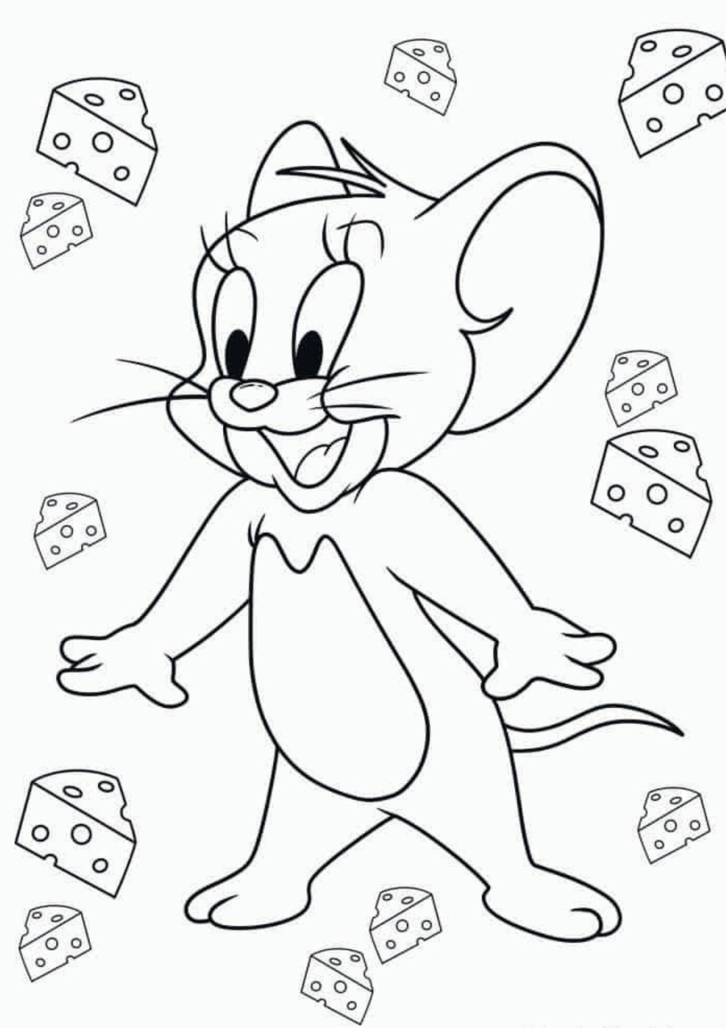Tom and Jerry Colouring Book