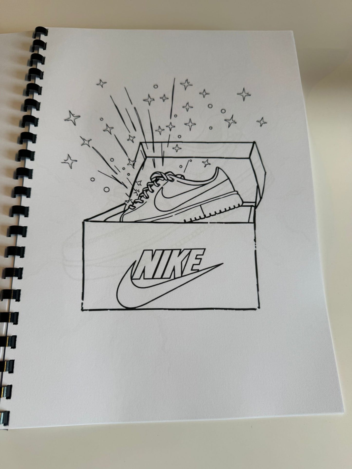 Trainers Colouring Book