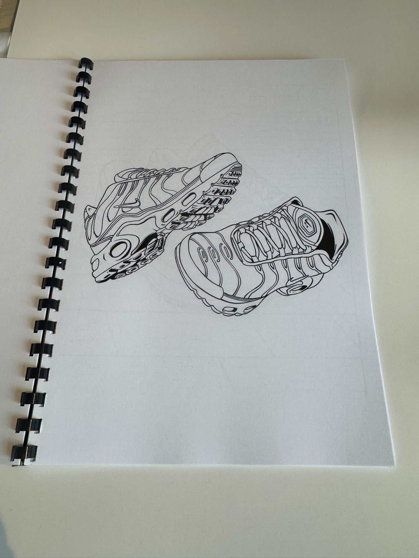 Trainers Colouring Book
