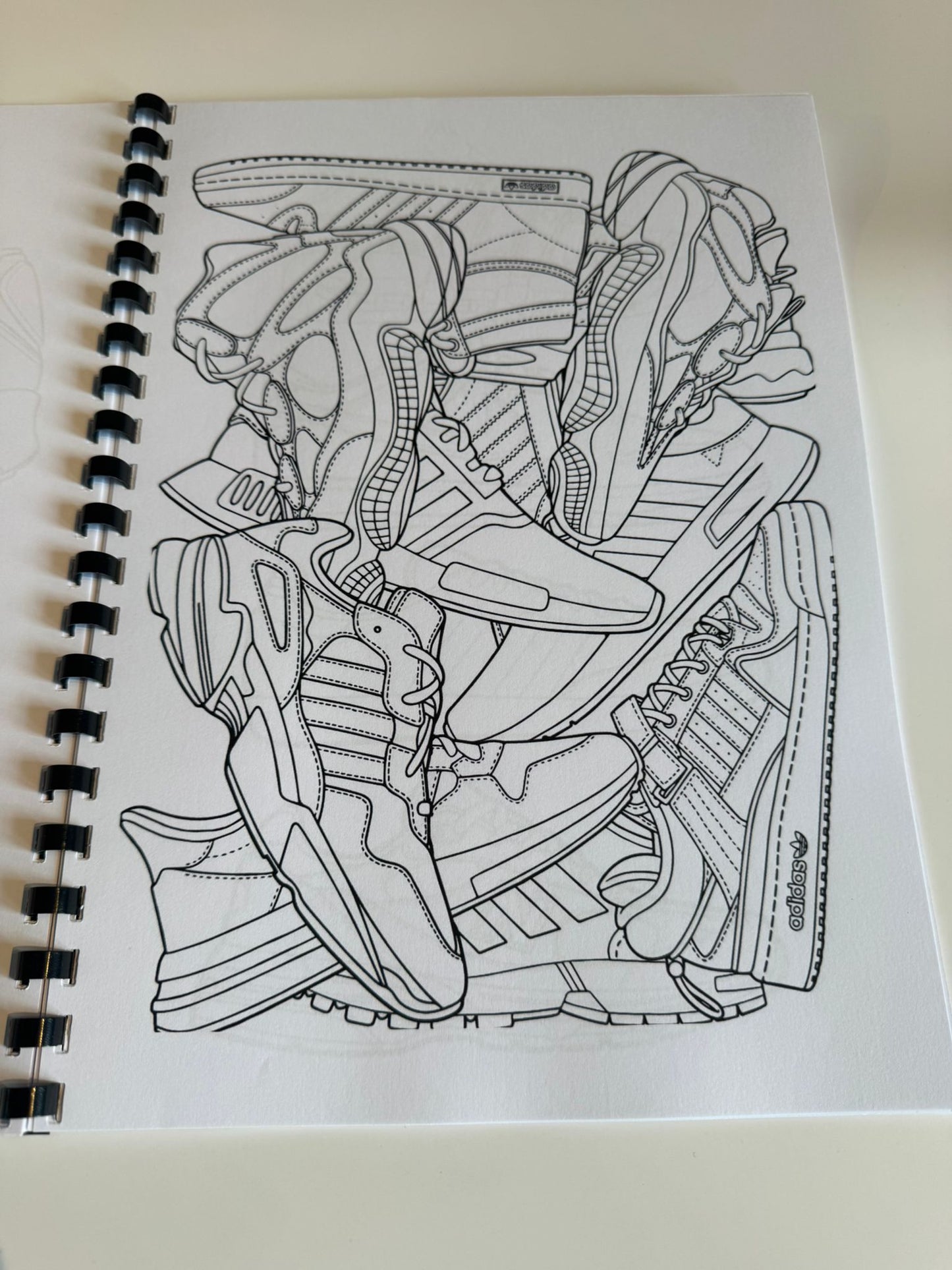 Trainers Colouring Book