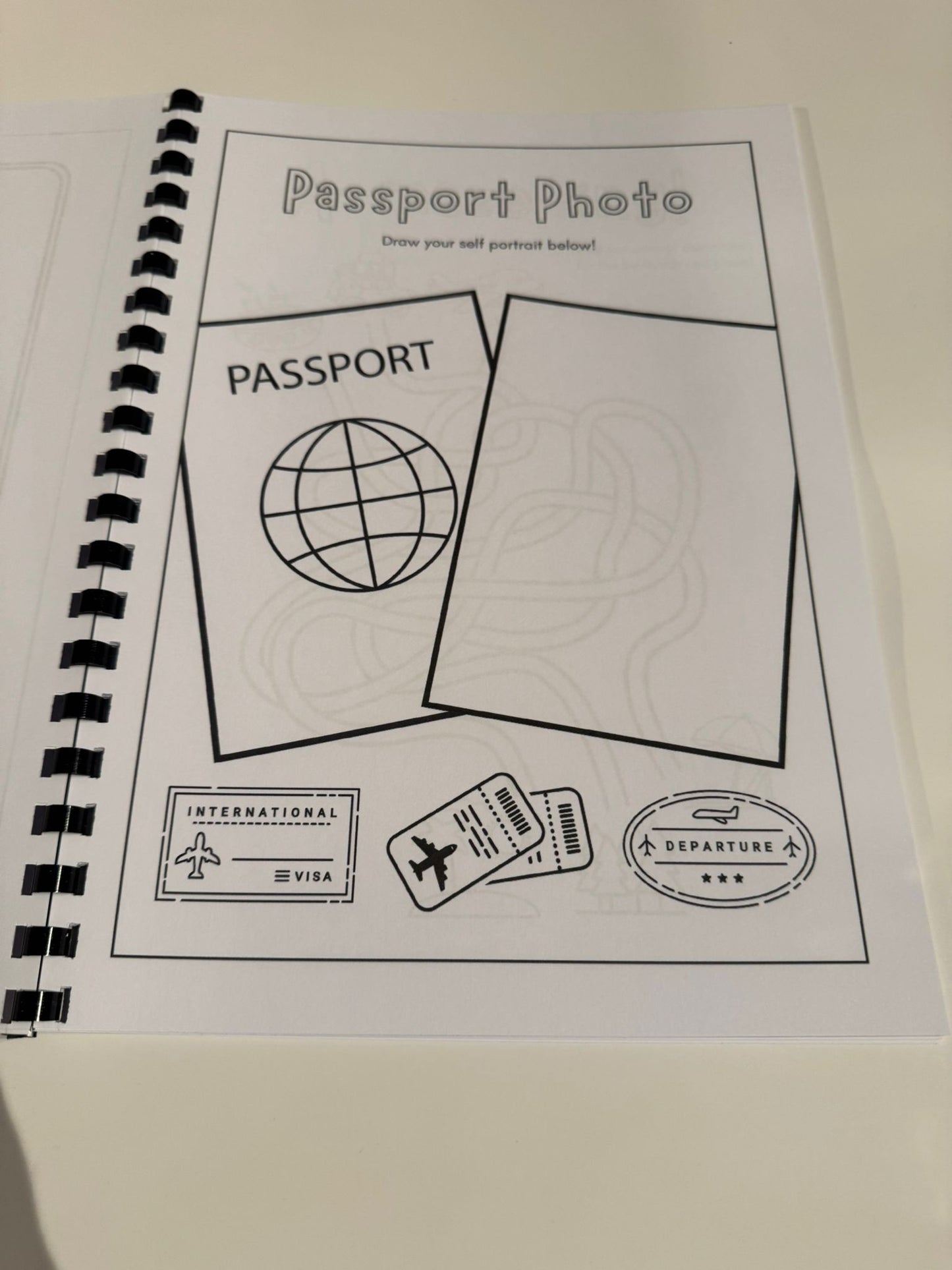 Travel Colouring Book