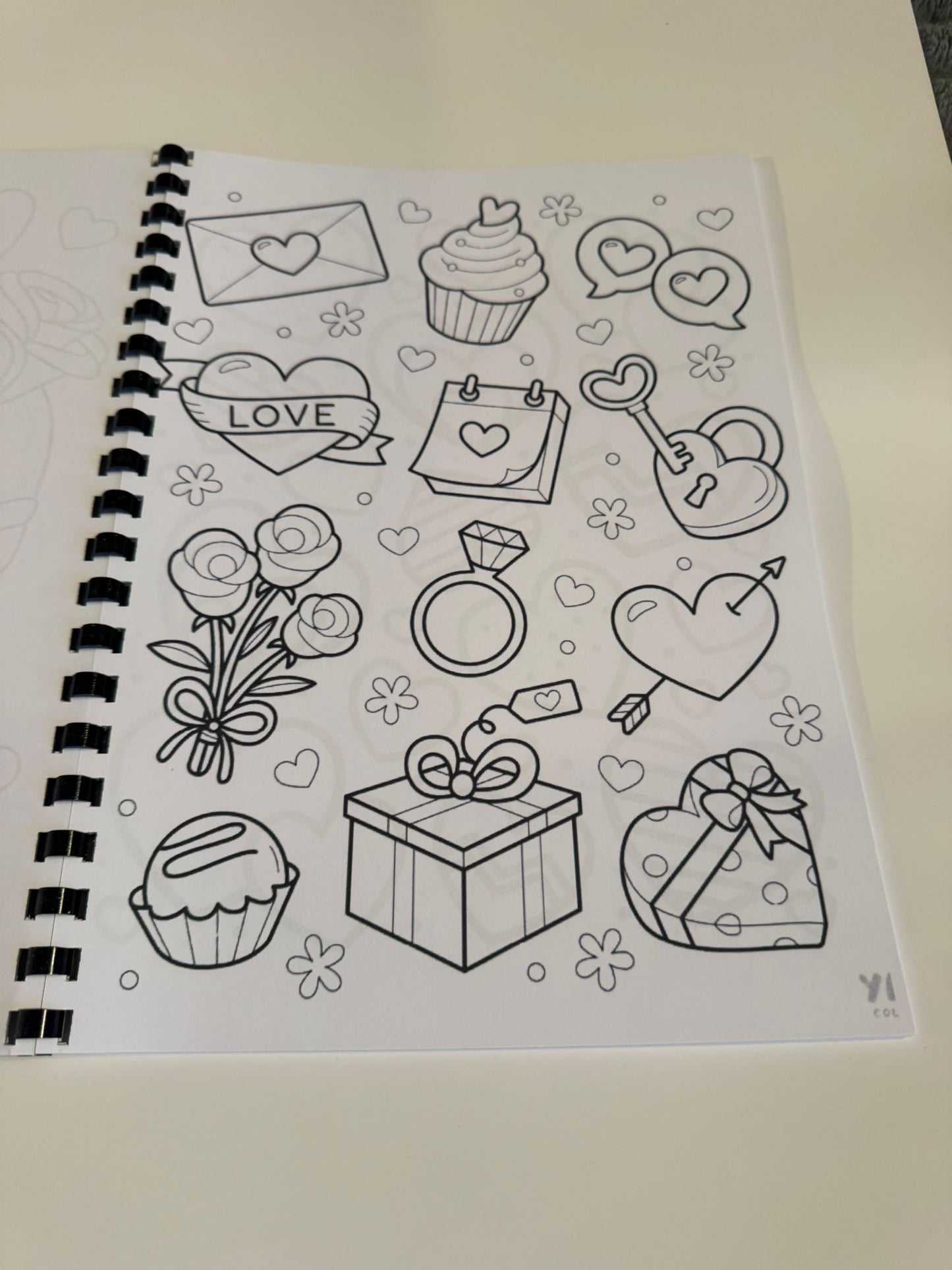 Valentines Colouring Book