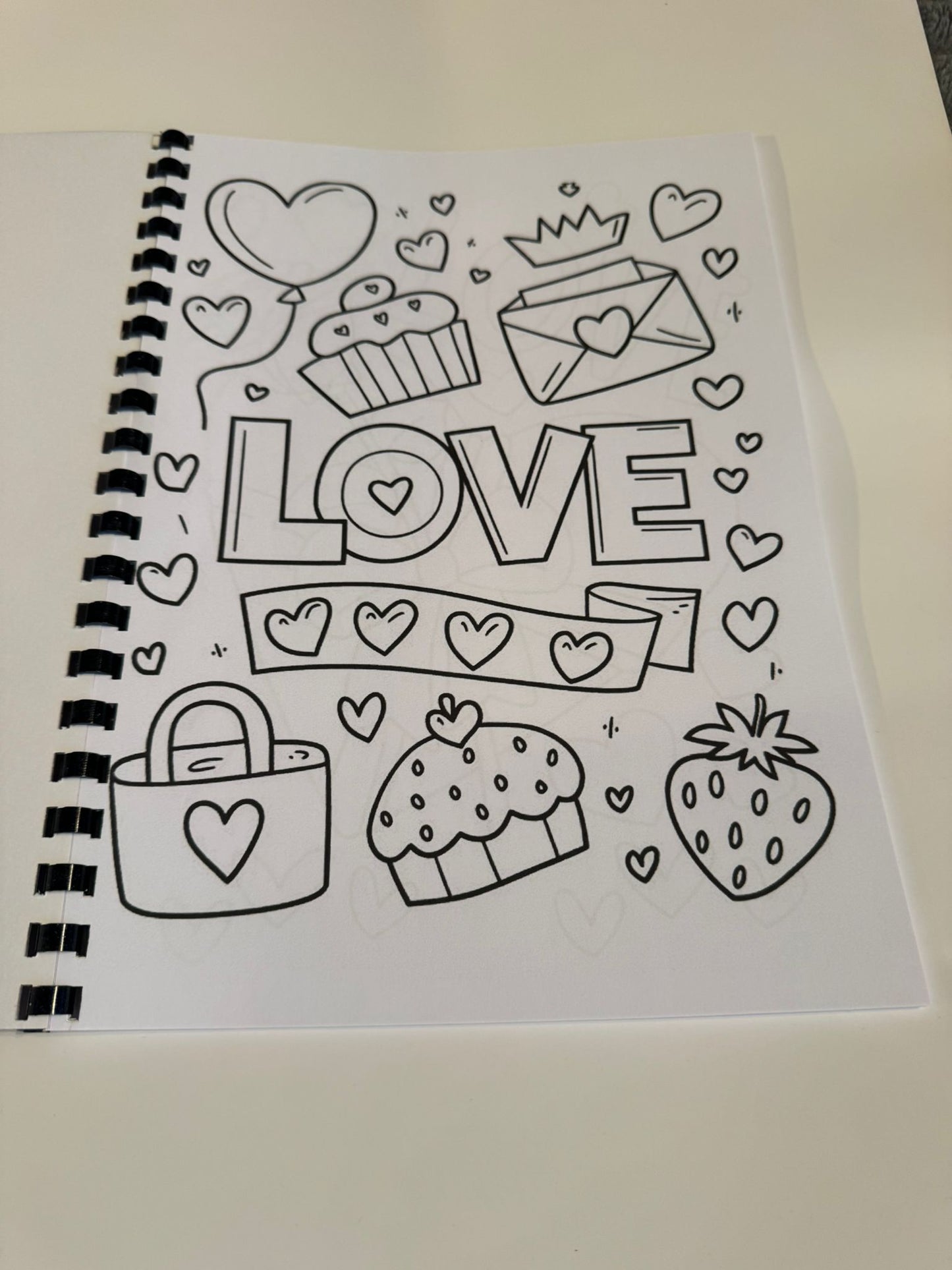 Valentines Colouring Book