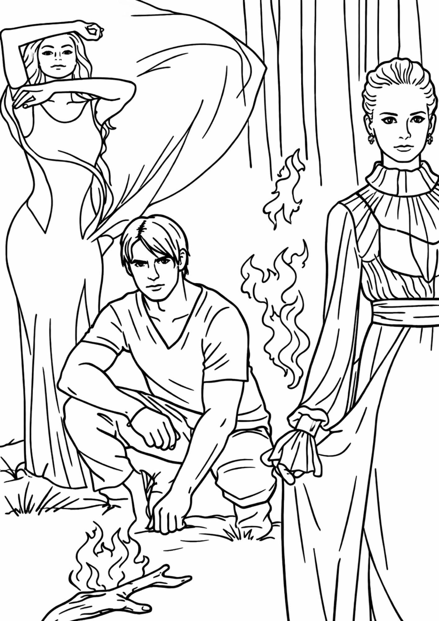 Vampire Diaries Colouring Book