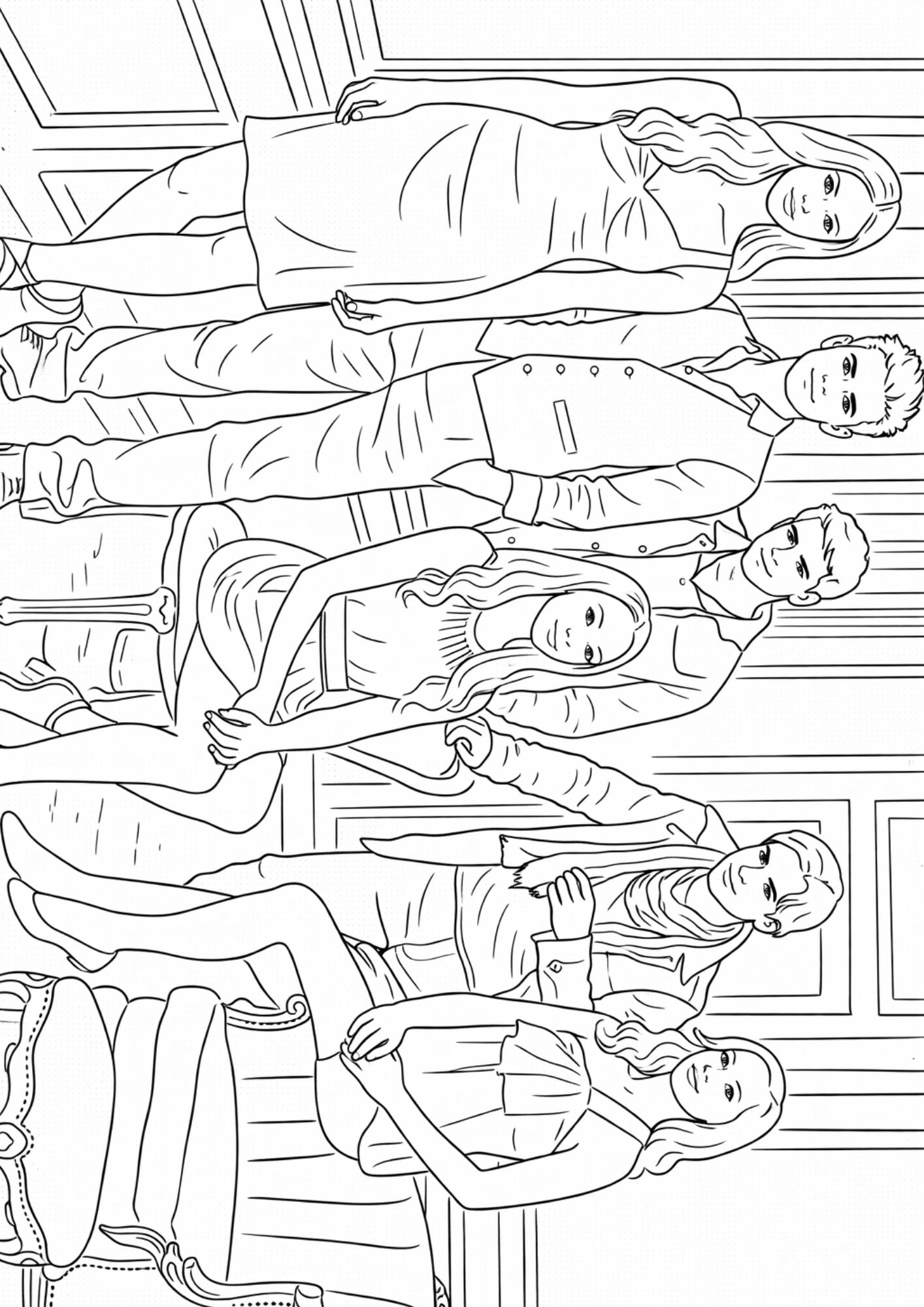 Vampire Diaries Colouring Book