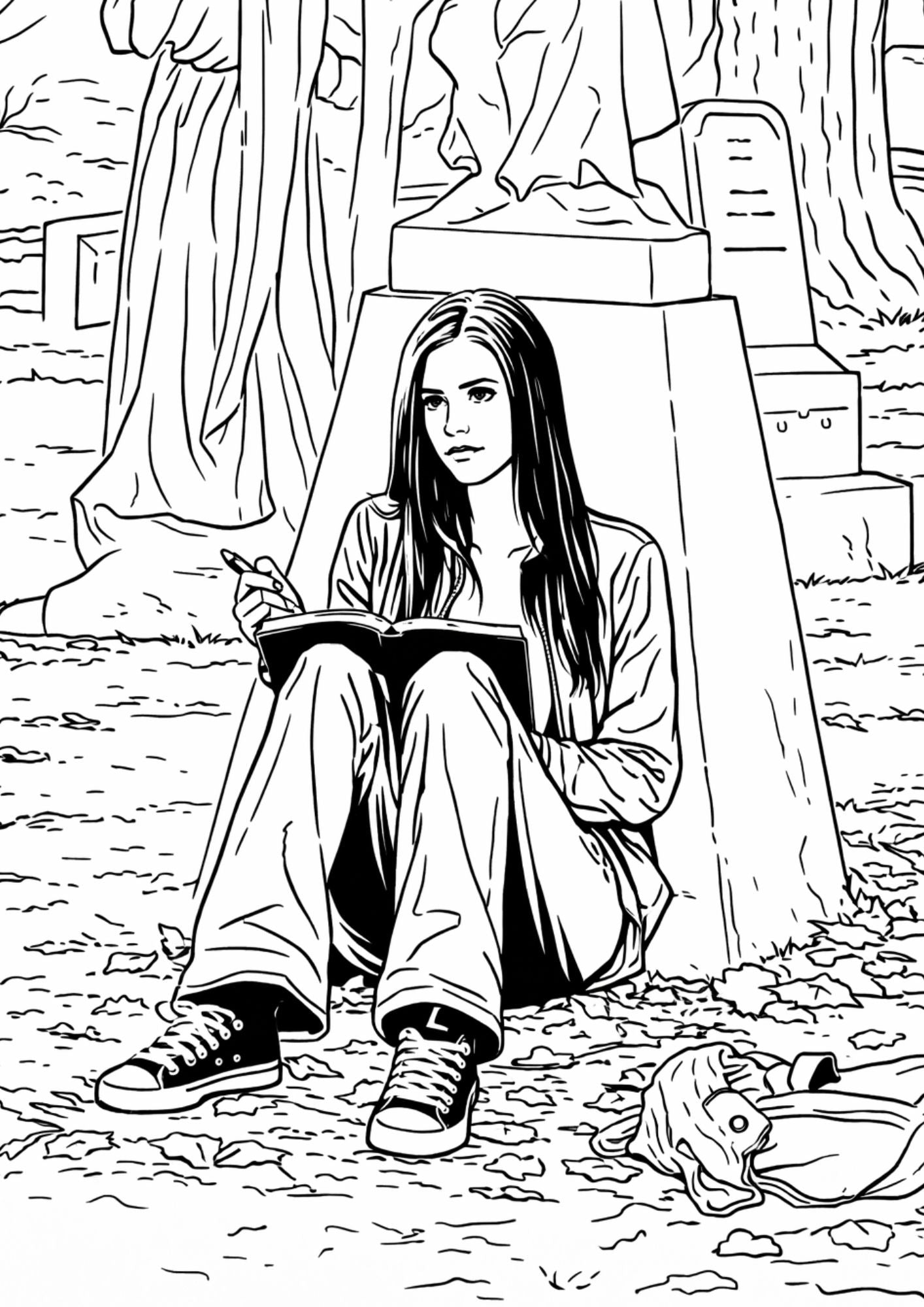 Vampire Diaries Colouring Book