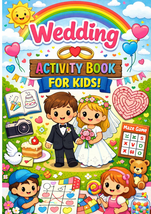 Wedding Activity Colouring Book
