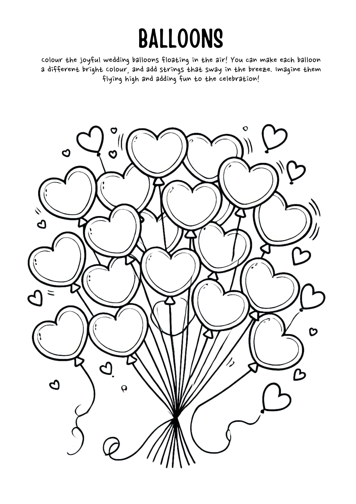 Wedding Activity Colouring Book