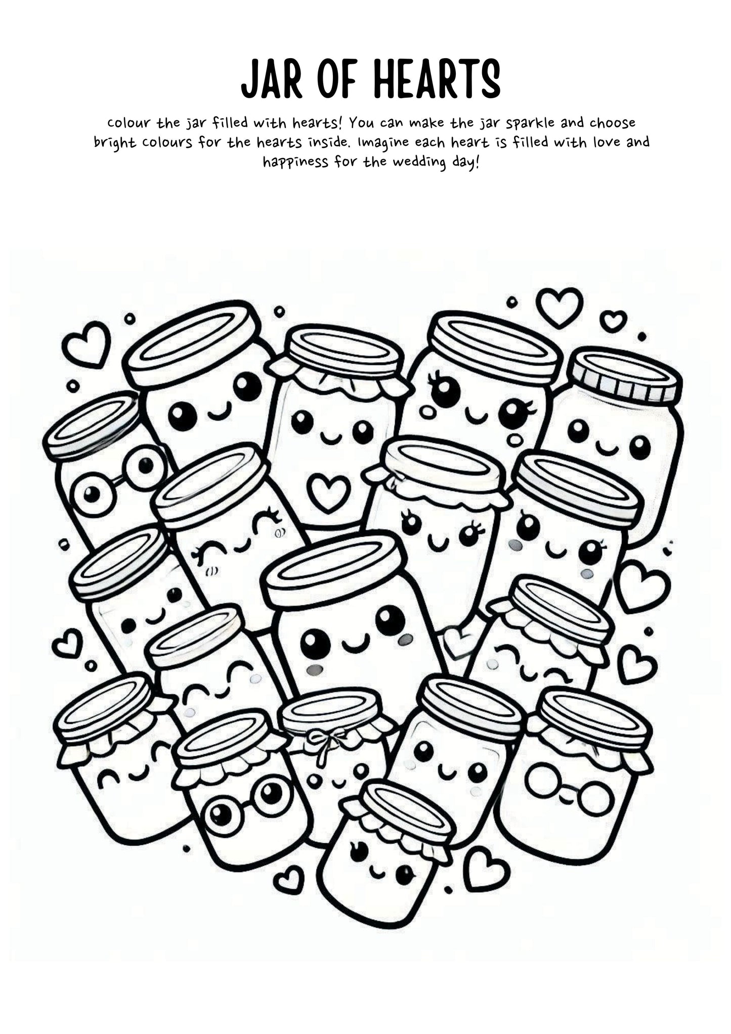 Wedding Activity Colouring Book