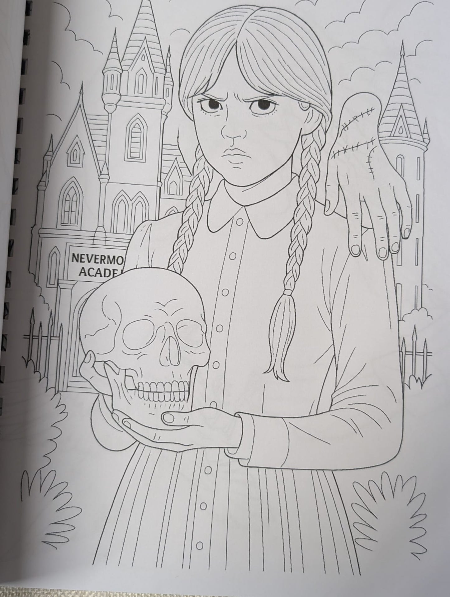 Wednesday Colouring Book
