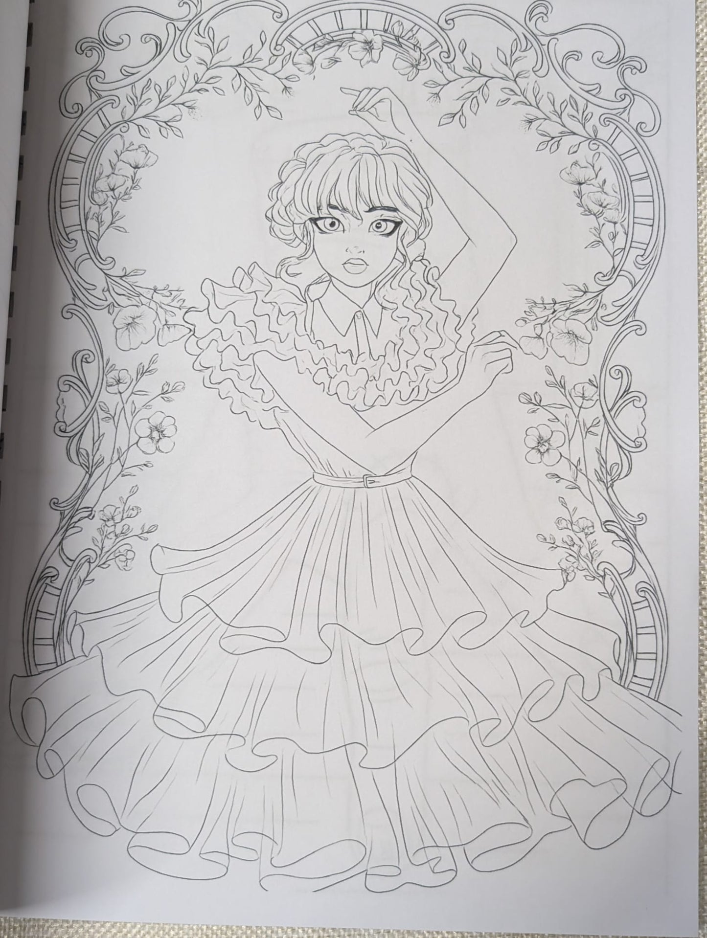Wednesday Colouring Book