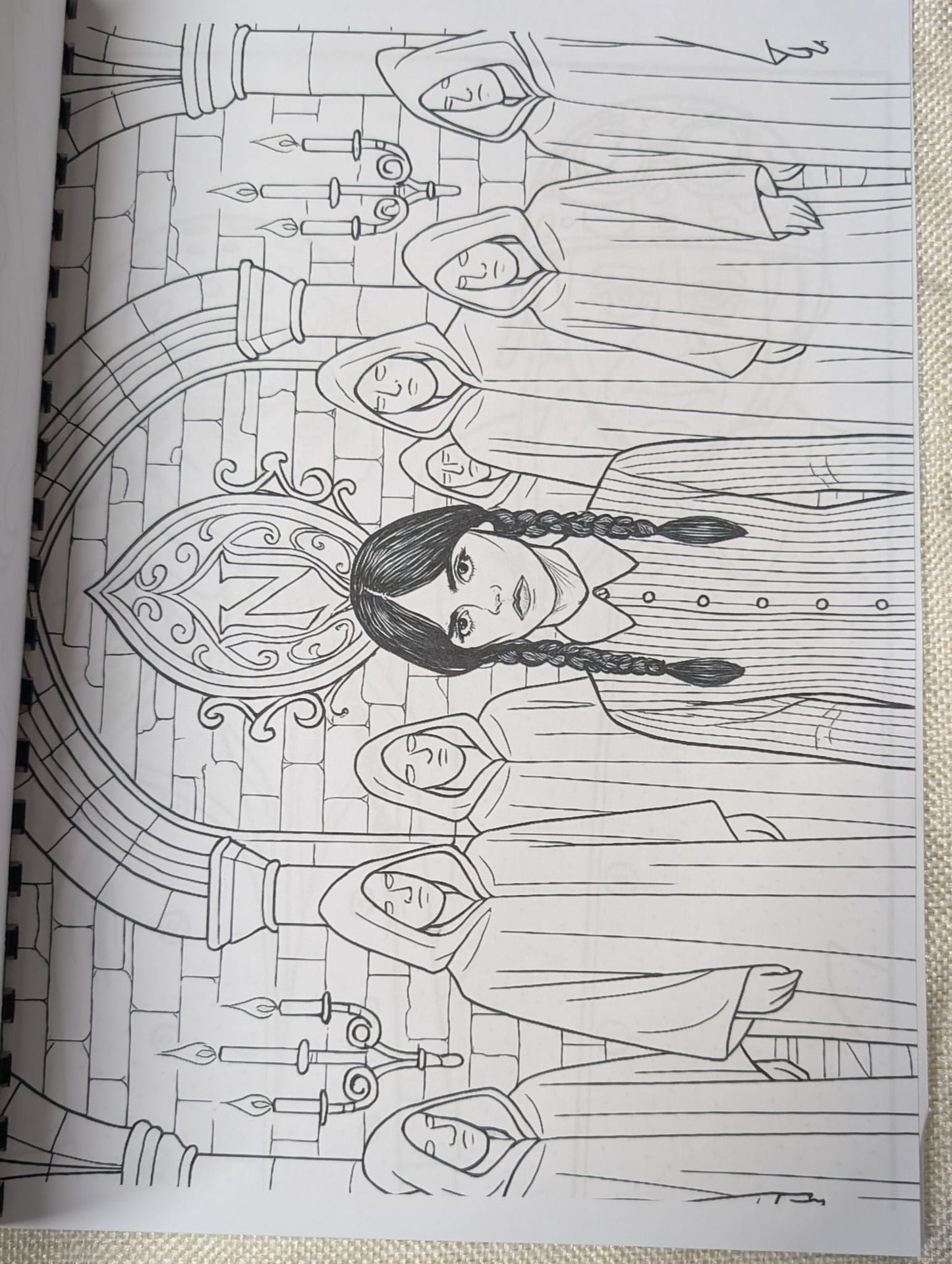 Wednesday Colouring Book