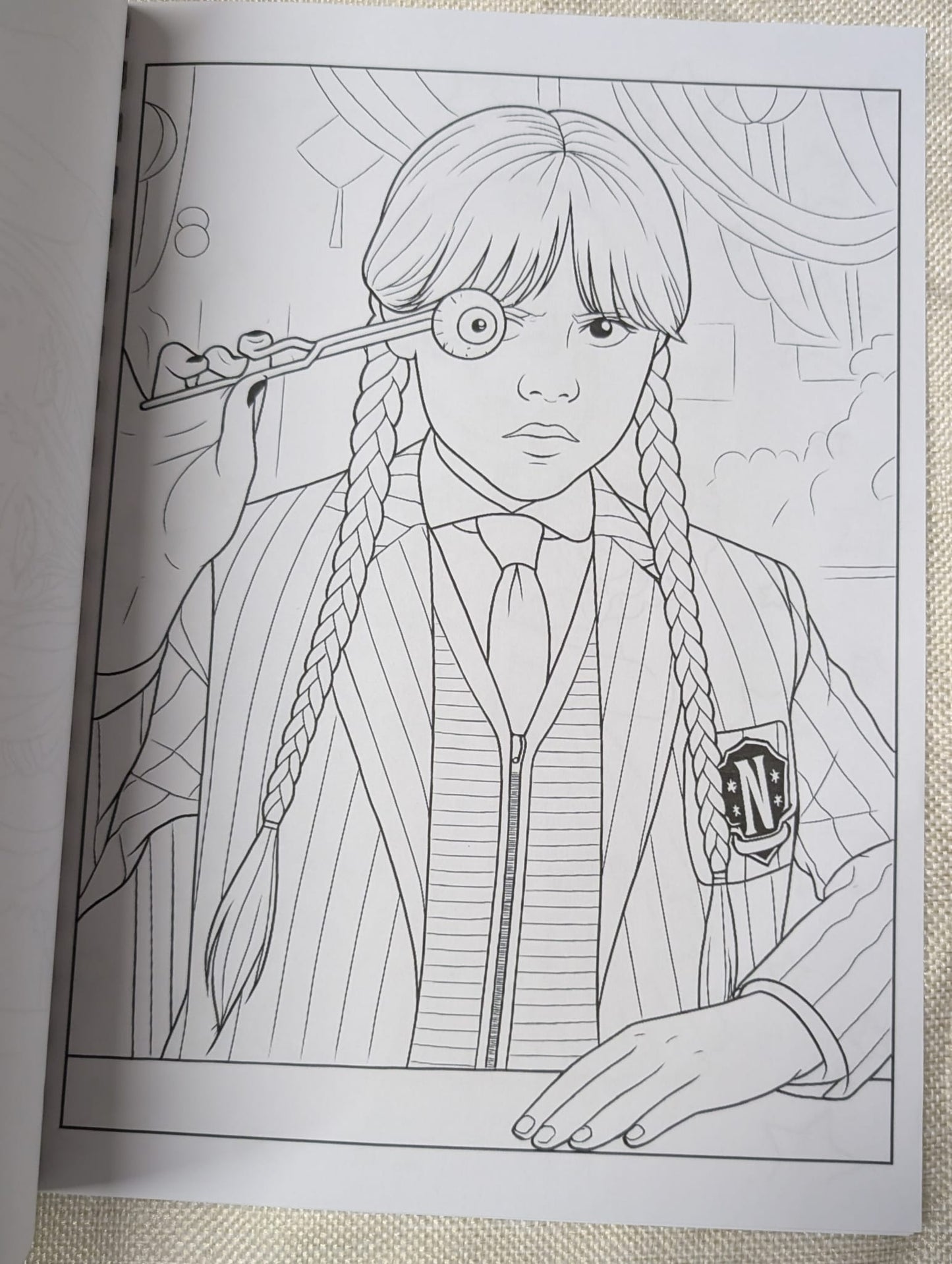 Wednesday Colouring Book