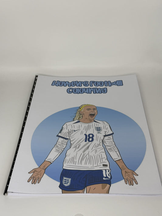 Women's Football Colouring Book