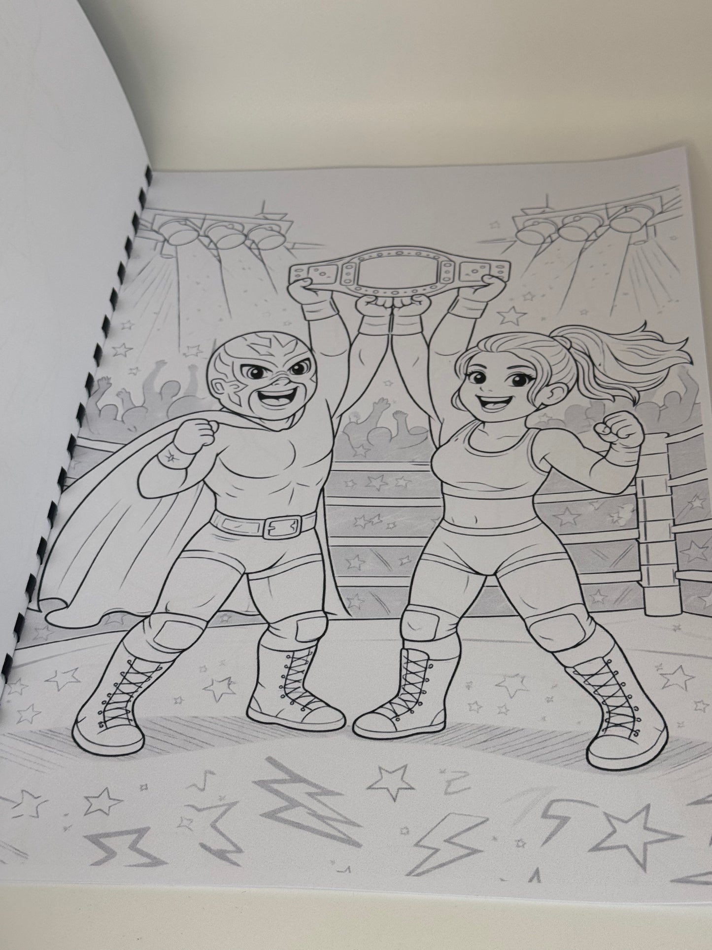 WWE Colouring Book