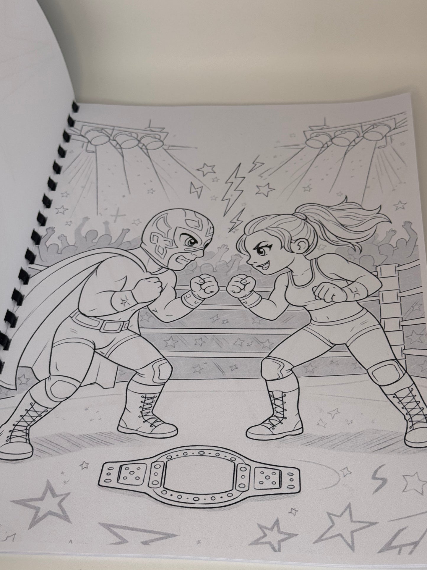 WWE Colouring Book